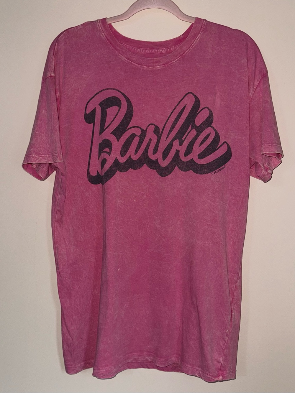 Hollister Barbie Pink Short Sleeve T-Shirt Size Medium 100% Cotton